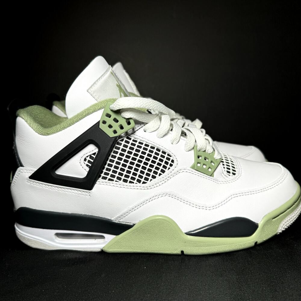 Size 10 - Wmns Air Jordan 4 Retro Seafoam Women's Shoes